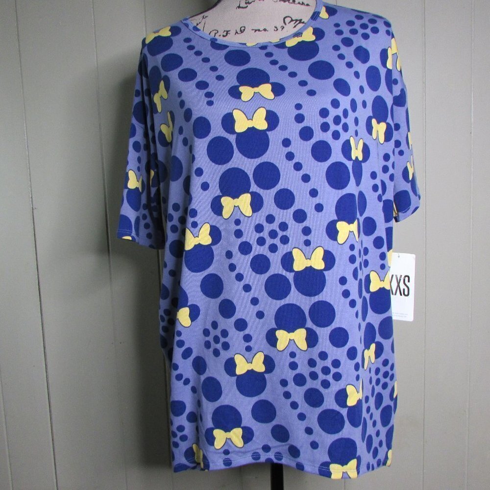 Lularoe Shirt XXS Mickey Mouse Blue